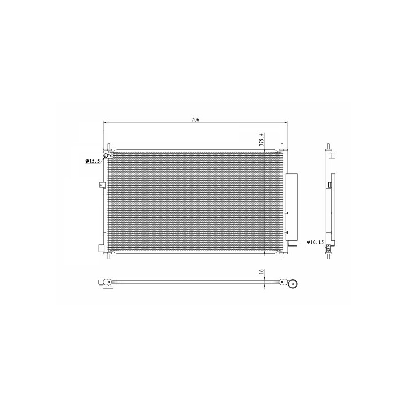Condenseur de climatisation NRF