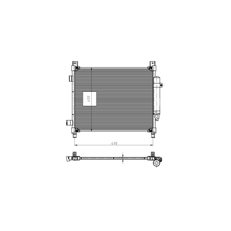 Condenseur de climatisation NRF