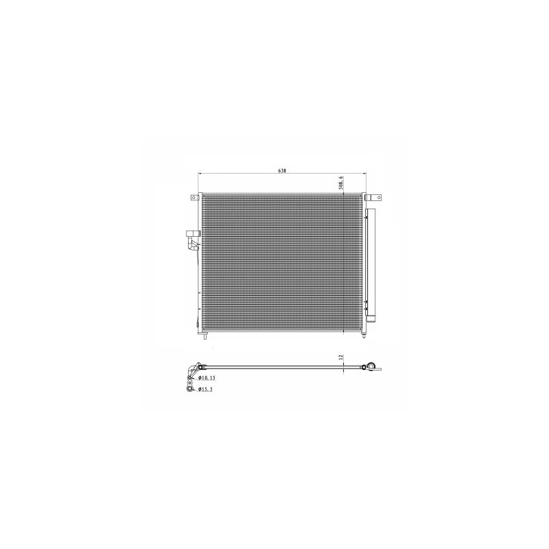 Condenseur de climatisation NRF