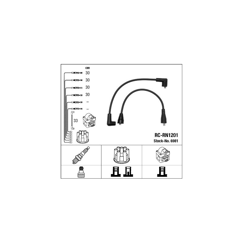 Fils de bougies / Faisceau d'allumage NGK