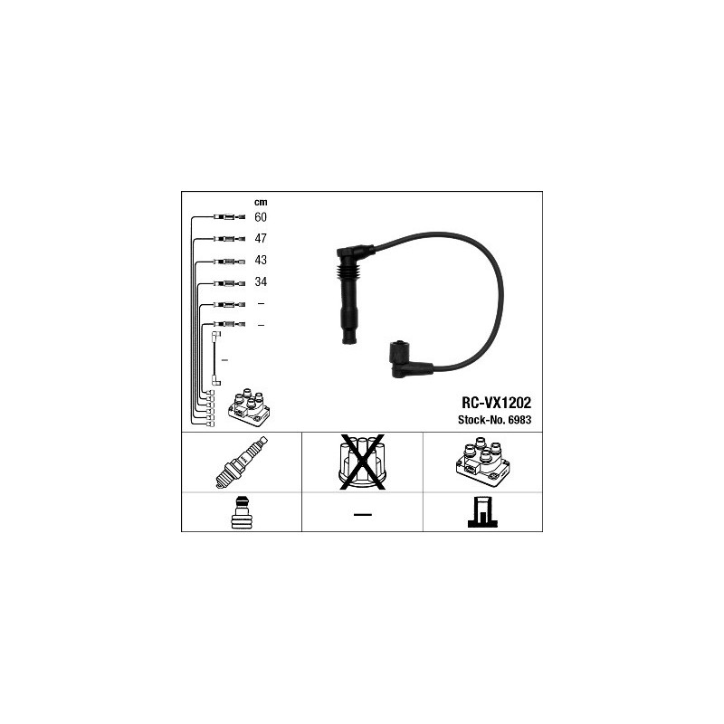 Fils de bougies / Faisceau d'allumage NGK