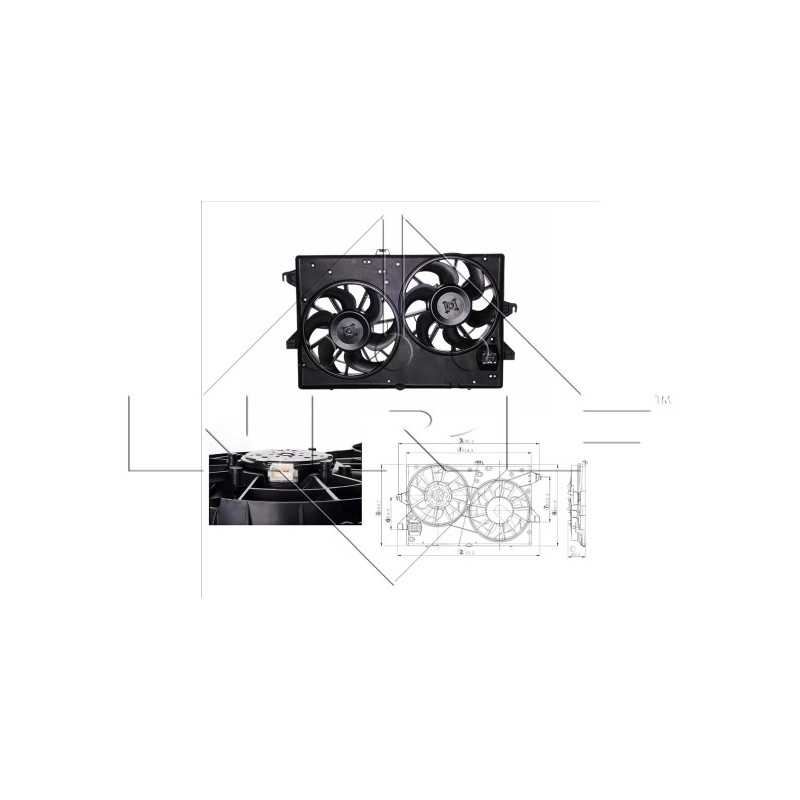 Ventilateur (refroidissement moteur) NRF