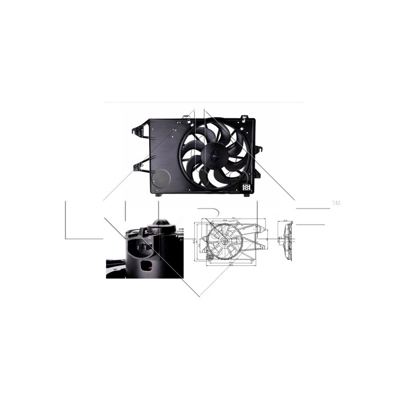 Ventilateur (refroidissement moteur) NRF