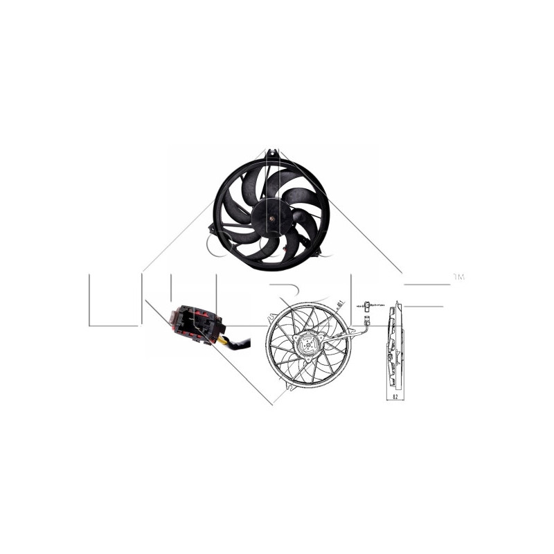 Ventilateur (refroidissement moteur) NRF