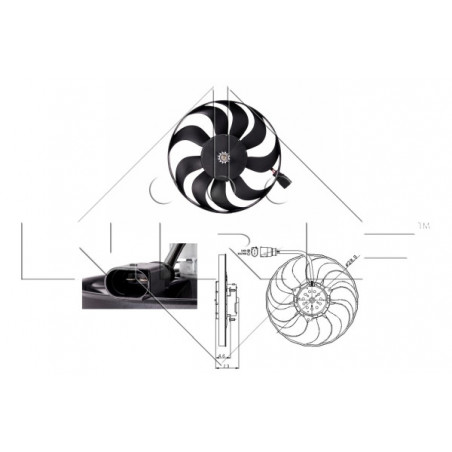 Ventilateur (refroidissement moteur) NRF