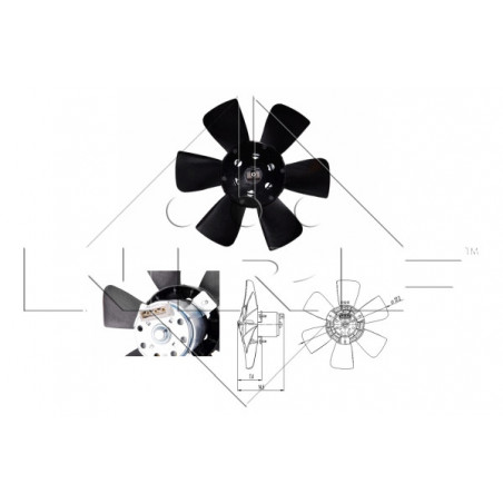 Ventilateur (refroidissement moteur) NRF