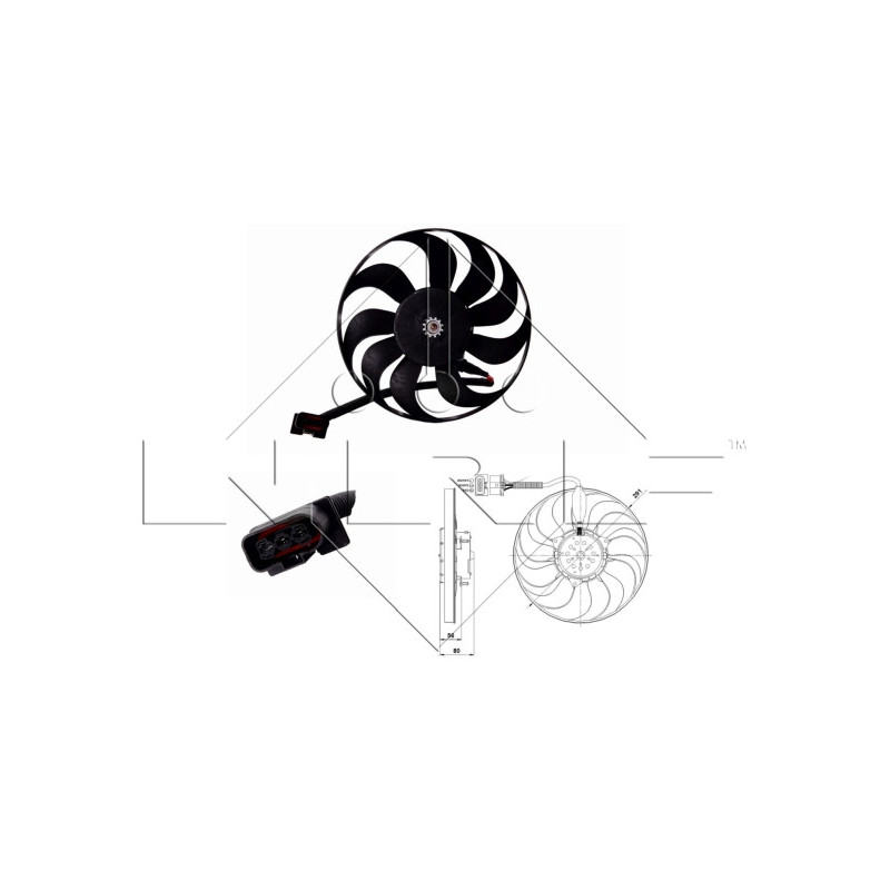 Ventilateur (refroidissement moteur) NRF