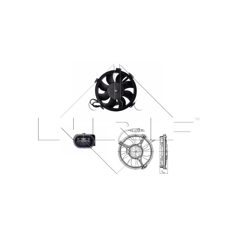 Ventilateur (refroidissement moteur) NRF