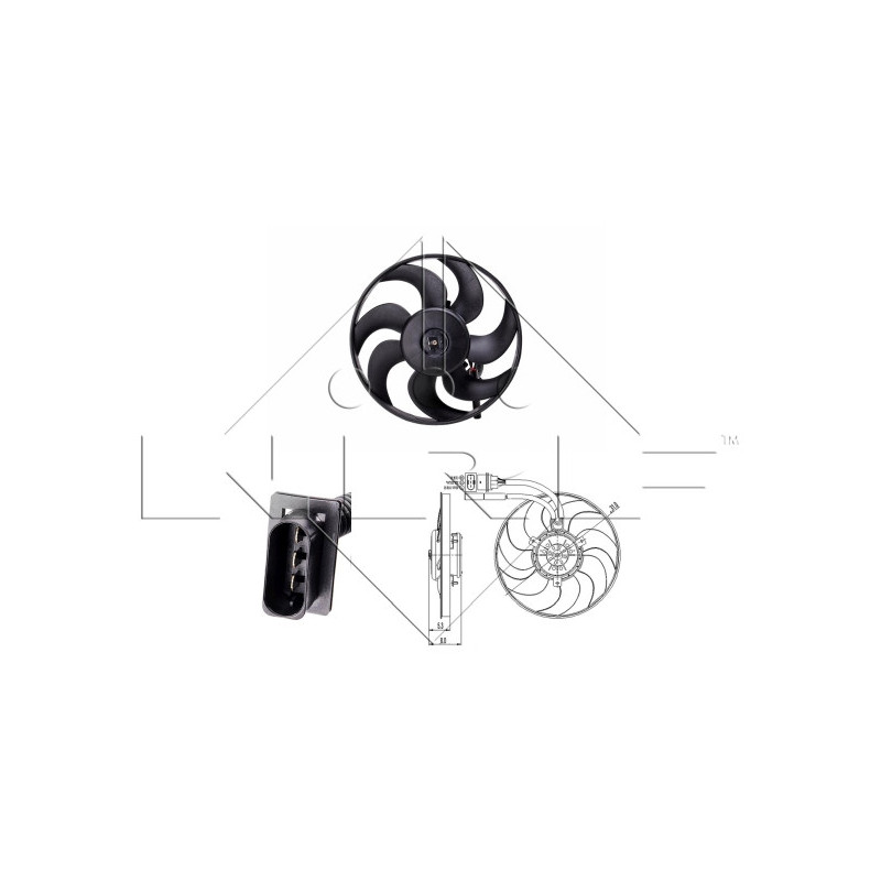 Ventilateur (refroidissement moteur) NRF