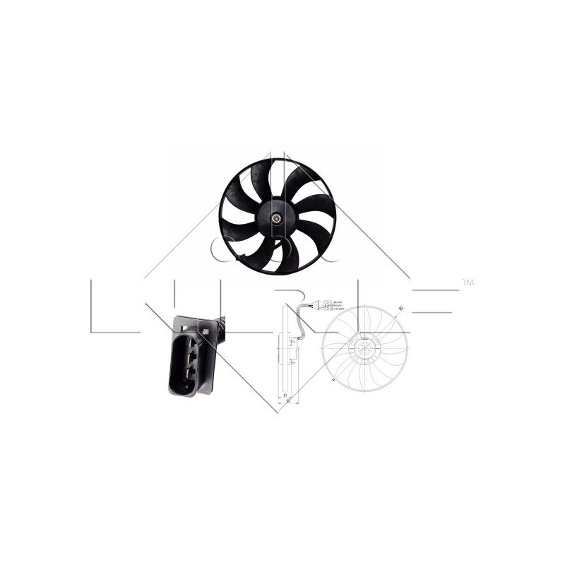Ventilateur (refroidissement moteur) NRF