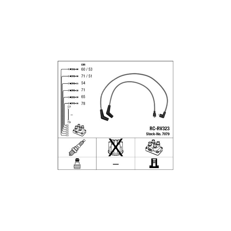 Fils de bougies / Faisceau d'allumage NGK