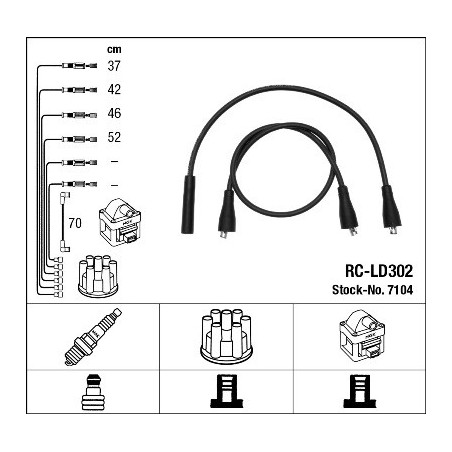 Fils de bougies / Faisceau d'allumage NGK