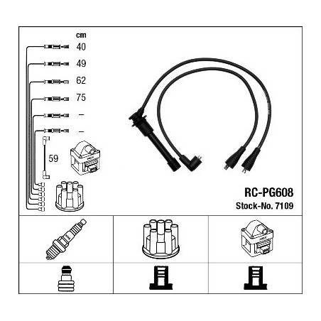Fils de bougies / Faisceau d'allumage NGK