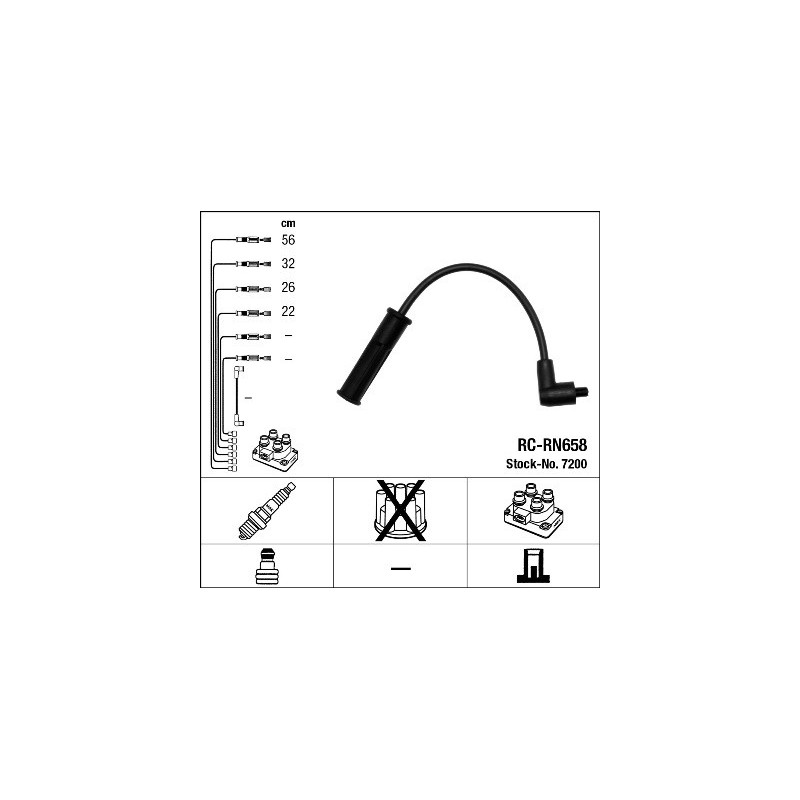 Fils de bougies / Faisceau d'allumage NGK