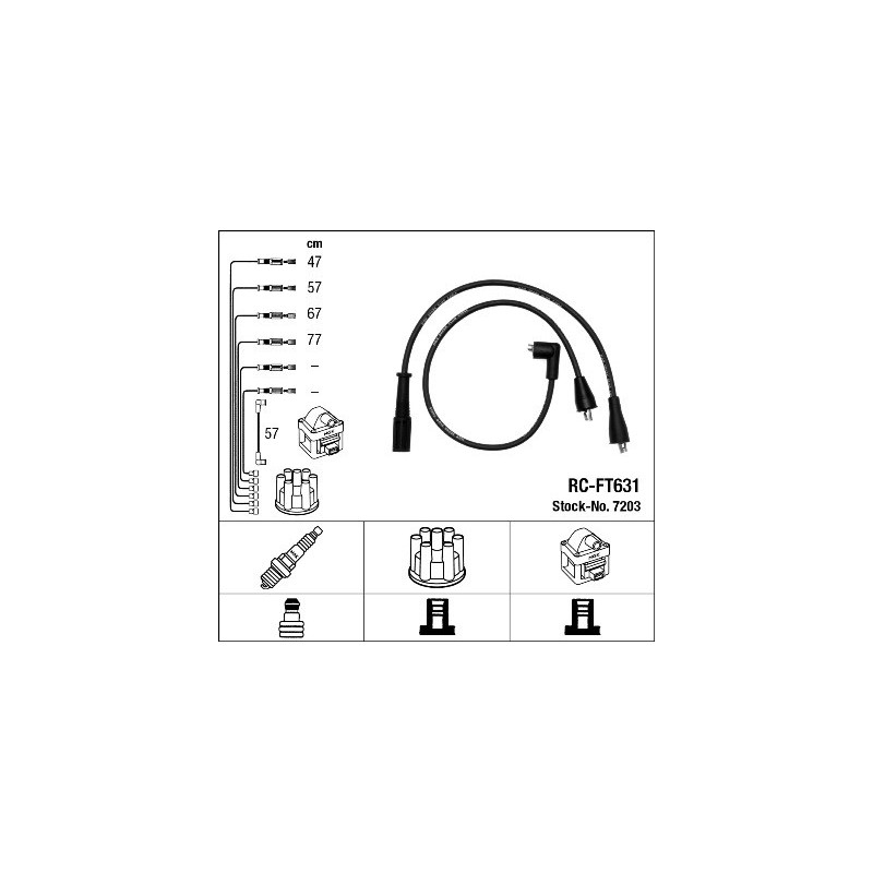 Fils de bougies / Faisceau d'allumage NGK
