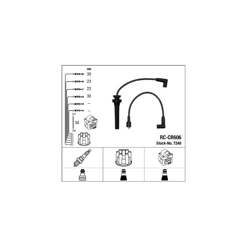 Fils de bougies / Faisceau d'allumage NGK