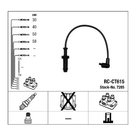 Fils de bougies / Faisceau d'allumage NGK