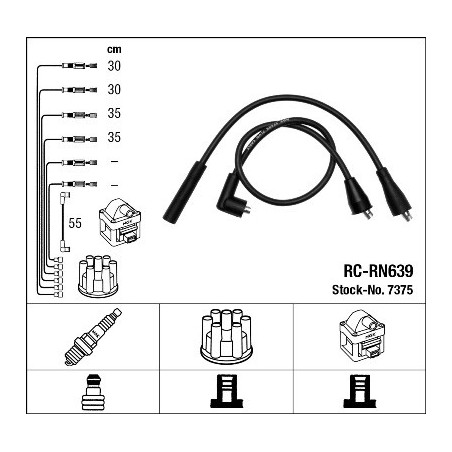 Fils de bougies / Faisceau d'allumage NGK