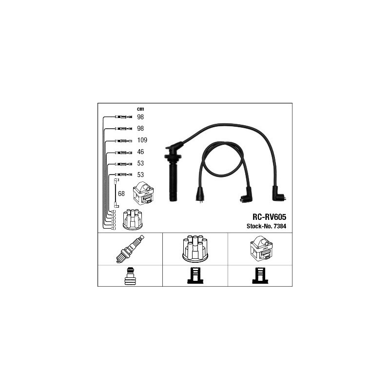 Fils de bougies / Faisceau d'allumage NGK