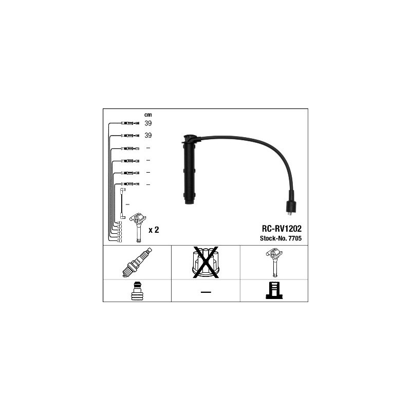 Fils de bougies / Faisceau d'allumage NGK