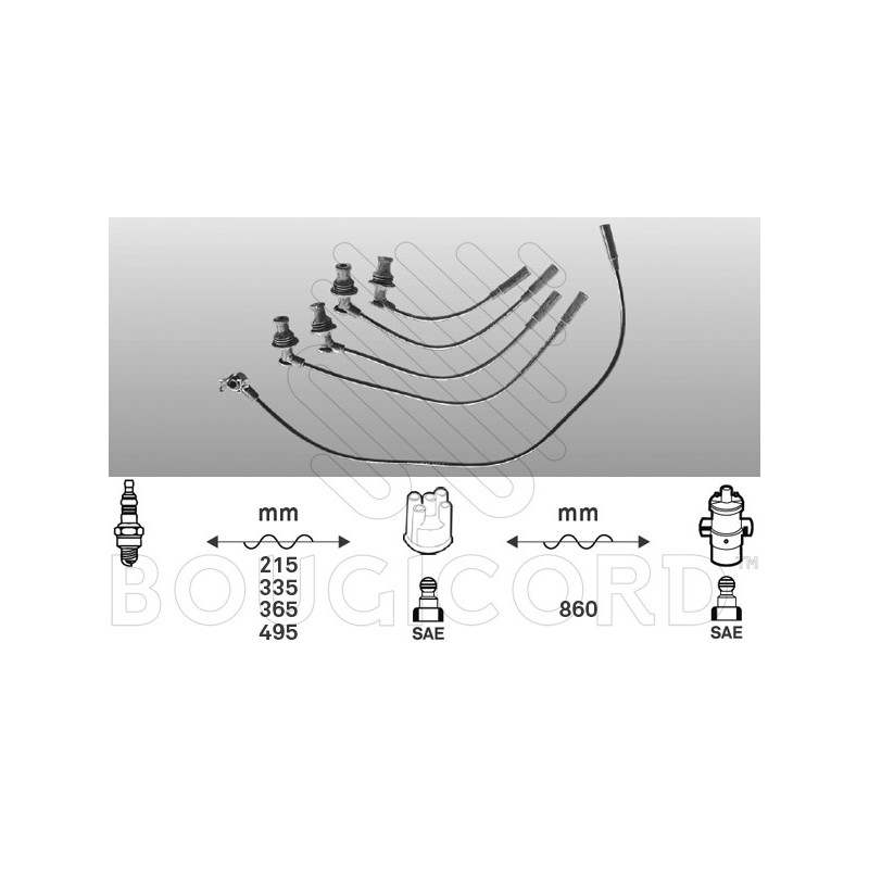 Fils de bougies / Faisceau d'allumage EFI Automotive