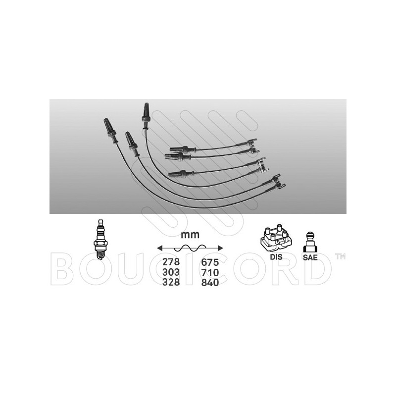 Fils de bougies / Faisceau d'allumage EFI Automotive